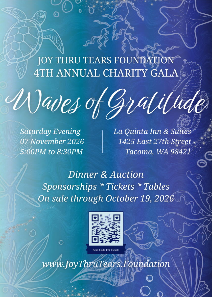 Joy Thru Tears Foundation 4th Annual Charity Gala — Waves of Gratitude, November 7, 2026